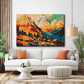 Painting by Numbers Landscape Painting Mountains
